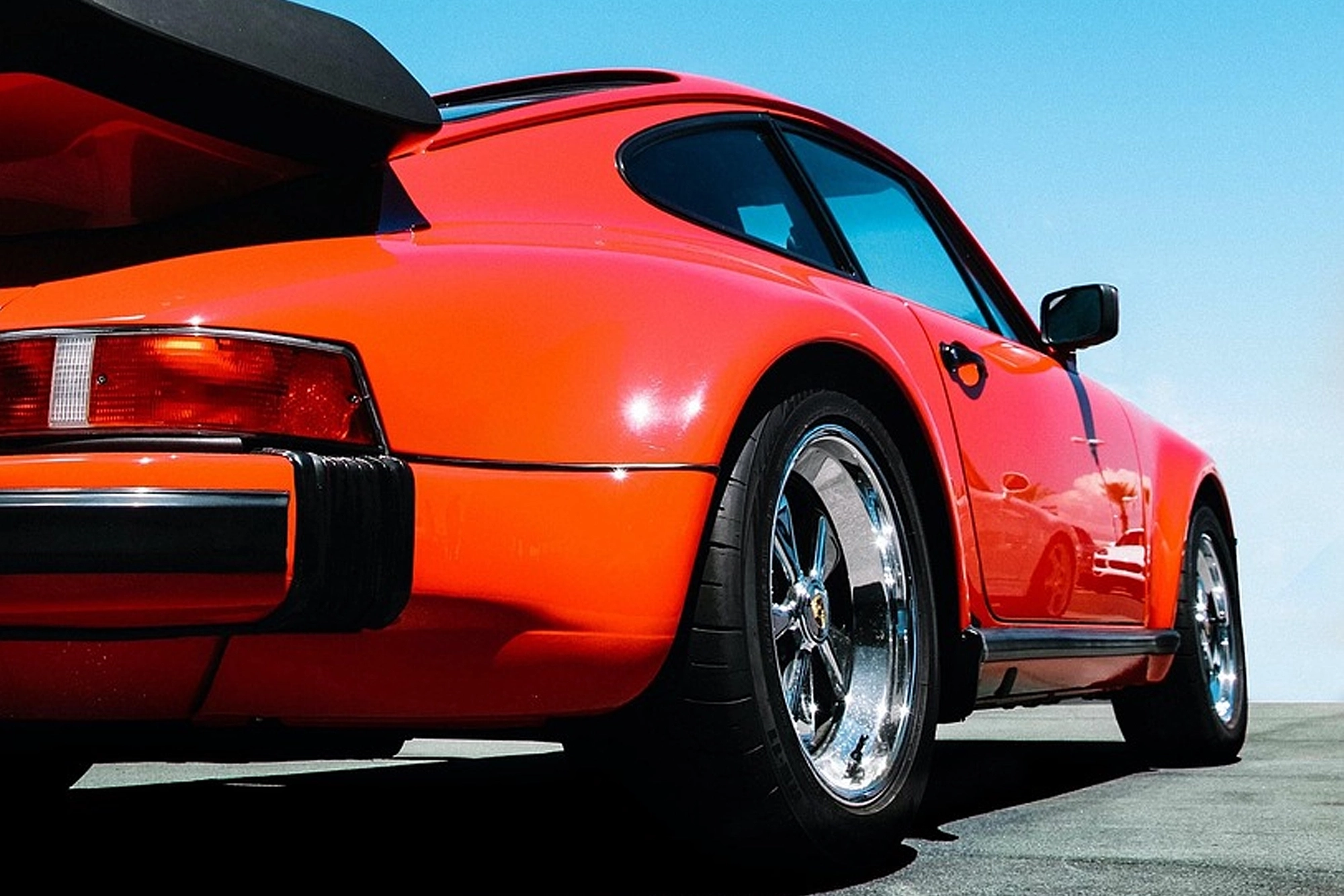 Diesel truck service bay background