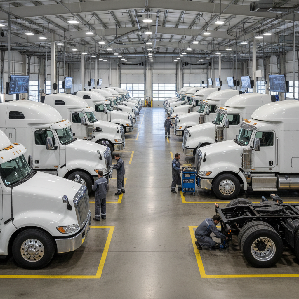 Fleet preventive maintenance hero background