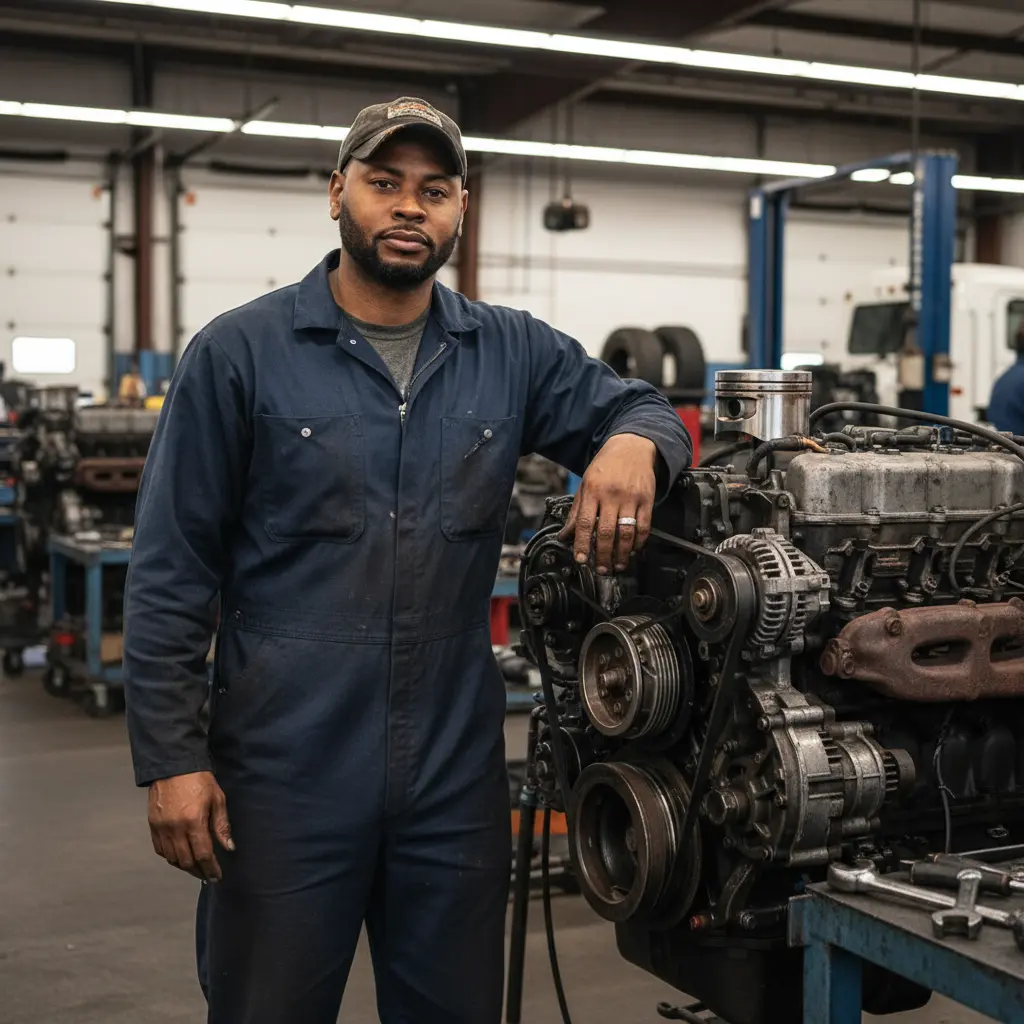 Jerome, Innovative Truck Services diesel technician